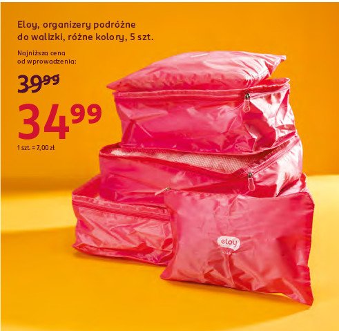 Organizery na ubrania Eloy promocja w Rossmann
