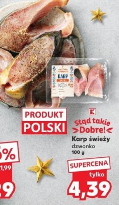 Karp świeży dzwonko 100 g promocja w Kaufland