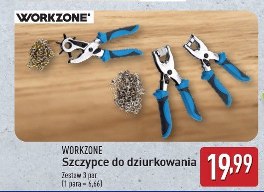 Szczypce do dziurkowania WORKZONE promocja w Aldi