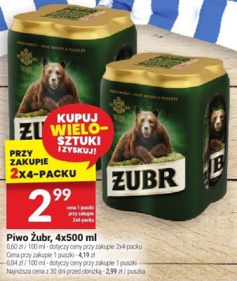 Piwo Żubr promocja w Twój Market