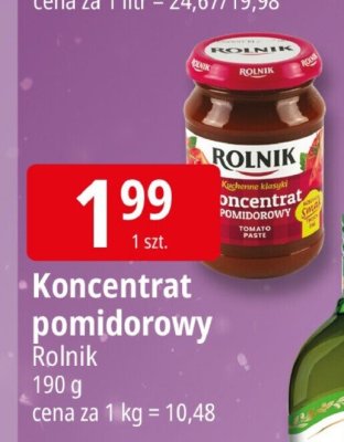Koncentrat pomidorowy Rolnik promocja w Leclerc