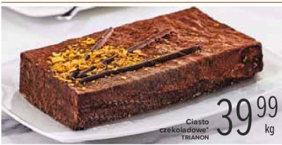 Ciasto czekoladowe trianon promocja