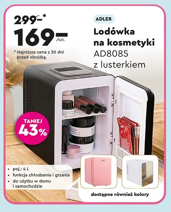 Lodówka ad8085 Adler promocja w Biedronka