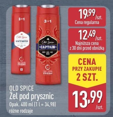 Żel pod prysznic Old Spice różne rodzaje promocja w Aldi