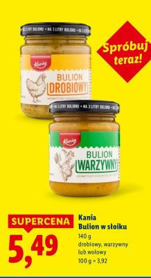 Bulion warzywny Kania promocja w Lidl