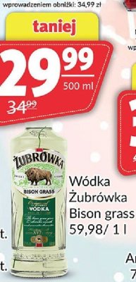Wódka Żubrówka Bison grass promocja w Prim Market