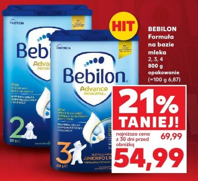 Formuła na bazie mleka 2, 3, 4 promocja w Kaufland