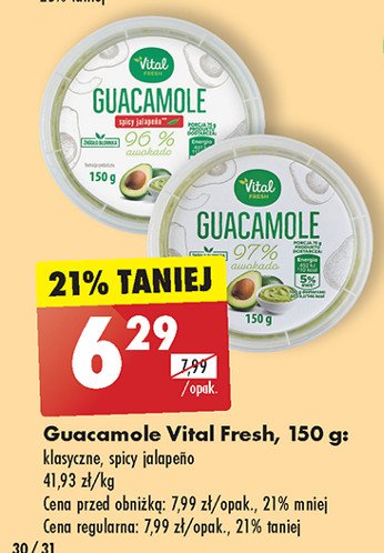 Guacamole Vital fresh promocja