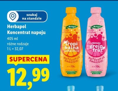 Koncentrat napoju 405 ml, różne rodzaje promocja w Lidl