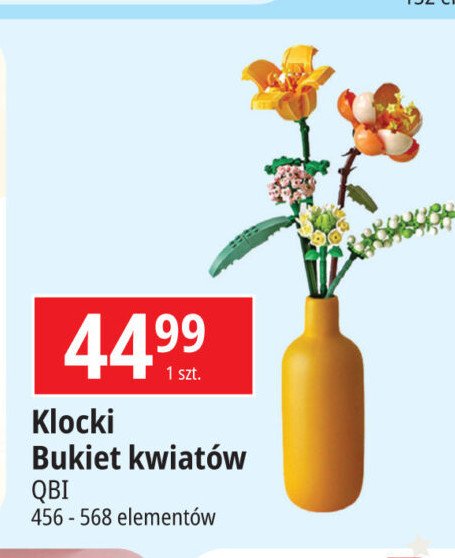 Klocki bukiet kwiatów 568 el. Qbi promocja