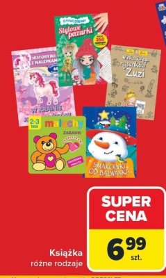 Książka różne rodzaje promocja w Carrefour