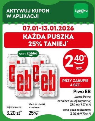 Piwo promocja w Żabka
