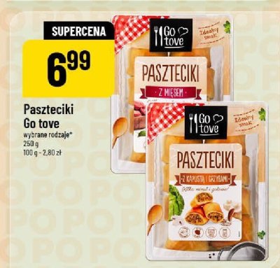Paszteciki Go tove promocja w POLOmarket