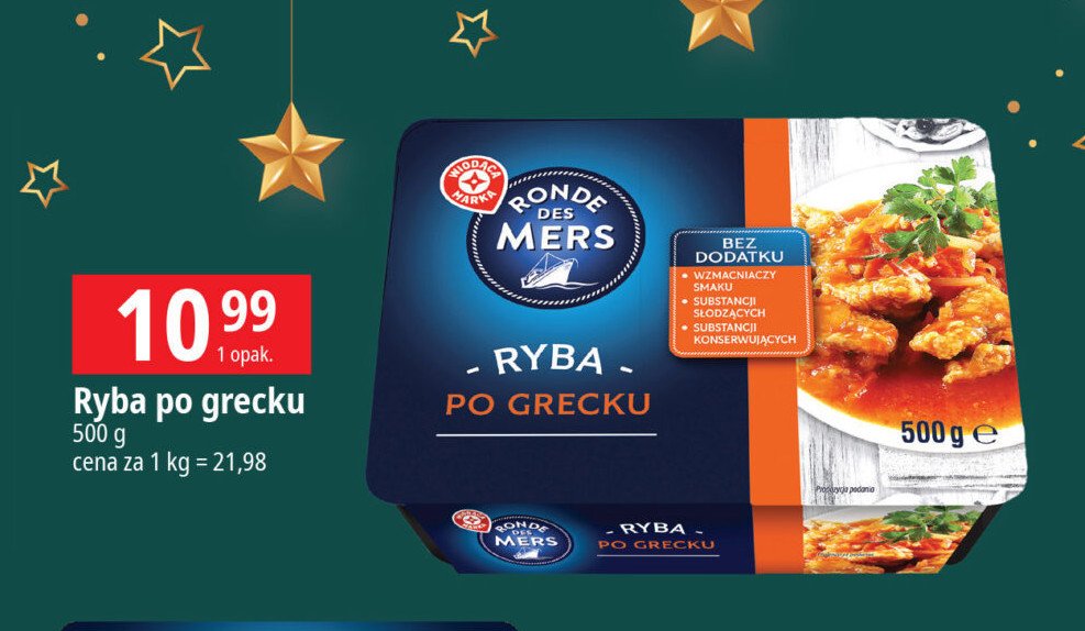 Ryba po grecku Wiodąca marka ronde des mers promocja w Leclerc