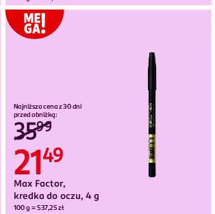Kredka do oczu 020 Max factor kohl pencil promocja w Rossmann