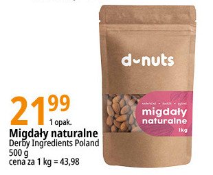 Migda艂y naturalne D-nuts promocja