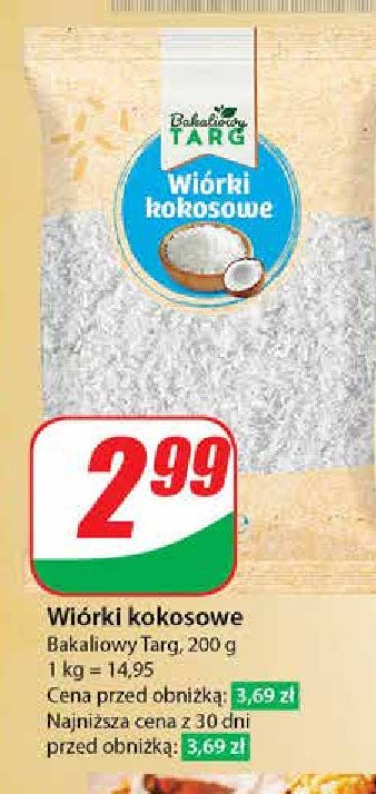 Wi贸rki kokosowe Bakaliowy targ promocja
