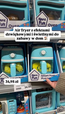 Zabawka Airfryer z efektami dźwiękowymi i świetlnymi promocja w Action