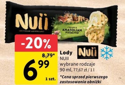 Lody jak dawniej śmietankowe z wiśniami i sosem wiśniowym Bracia koral lody jak dawniej promocja w Intermarche