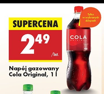 Napój Cola original promocja