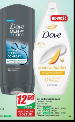 Żel pod prysznic creamy indulge Dove promocja