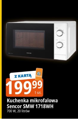 Kuchenka mikrofalowa Sencor SMW 1718WH 700 W, 20 litrów promocja w Leclerc