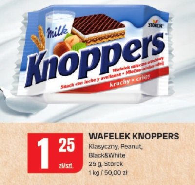 Wafelek Knoppers promocja w Chorten