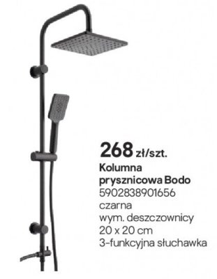Kolumna prysznicowa Bodo promocja w Castorama