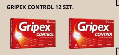 Gripex Control 12 szt. promocja w Supeco