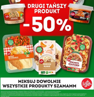 Danie gotowe Pierogi Ruskie Szamamm promocja w Żabka