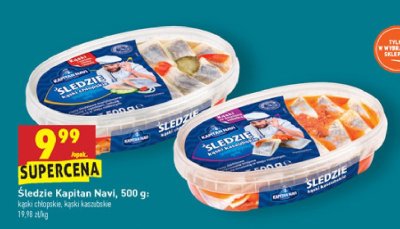 Śledzie kąski chłopskie Kapitan navi promocja