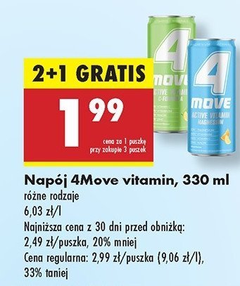 Nap贸j witamina c 4move active vitamin promocja