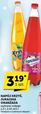 Napój Krzyś, Jurajska, Oranżada wybrane rodzaje promocja w ABC