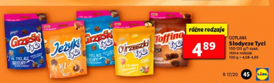 Wafelki kakaowe Grze艣ki tyci promocja