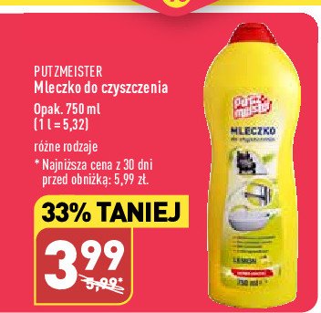 Mleczko do czyszczenia lemon Putzmeister promocja