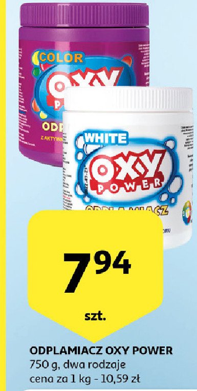 Odplamiacz wybielacz OXY POWER WHITE promocja