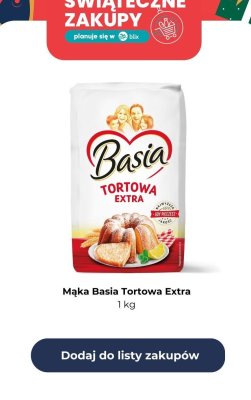 Mąka Tortowa Extra 1 kg promocja w Biedronka