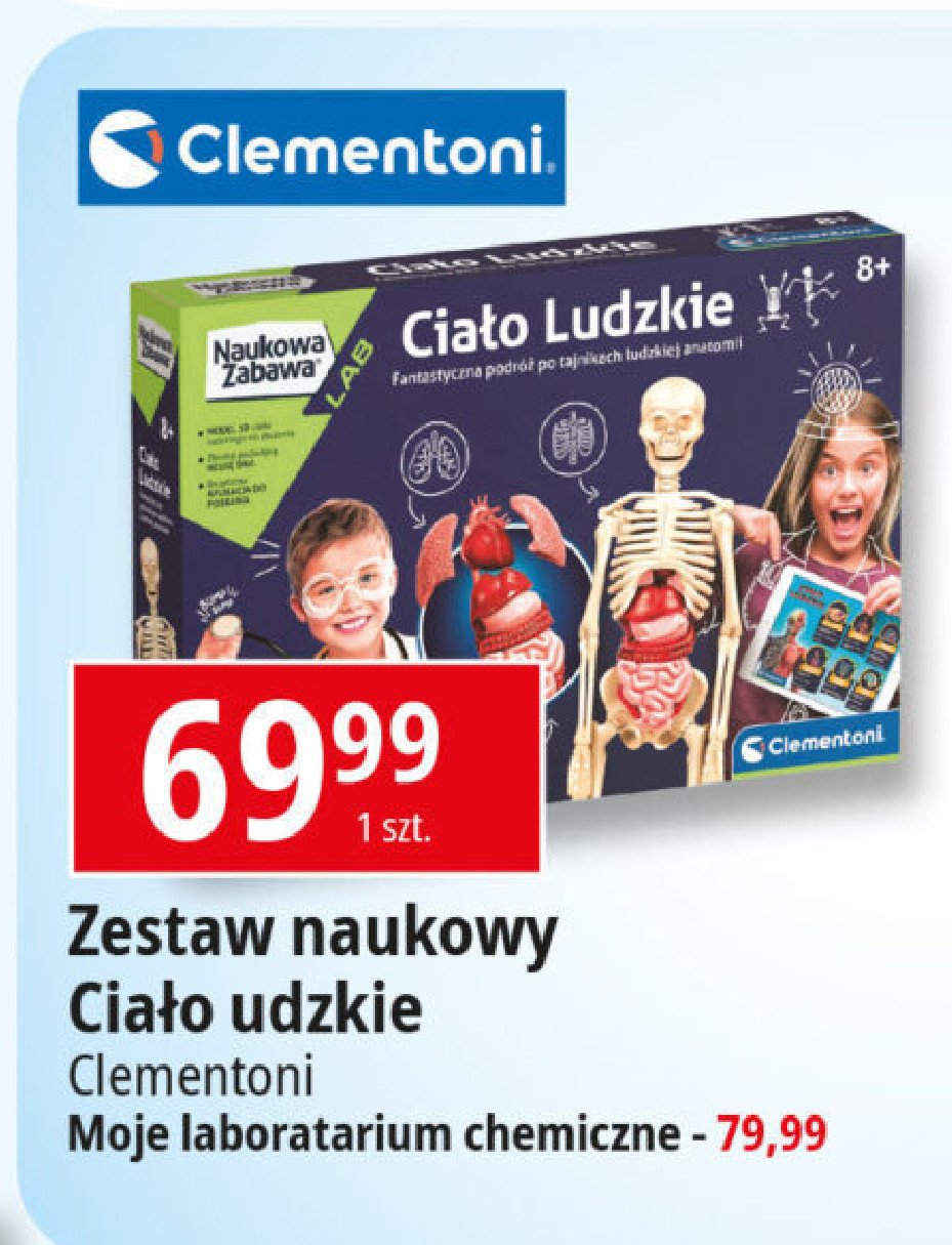 Moje laboratorium chemiczne Clementoni promocja