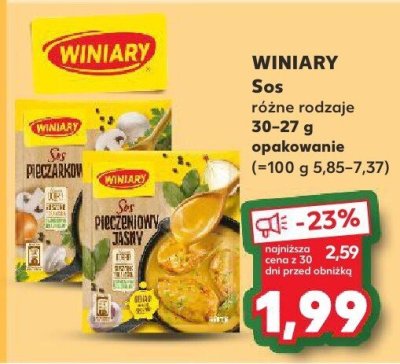 Sos różne rodzaje promocja w Kaufland