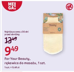 R臋kawica do peelingu i masa偶u For your beauty promocja