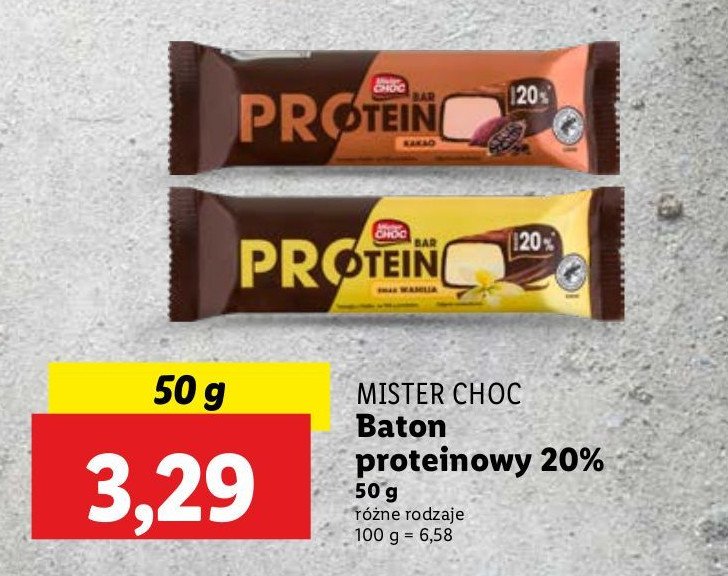 Baton kakao Mister choc promocja