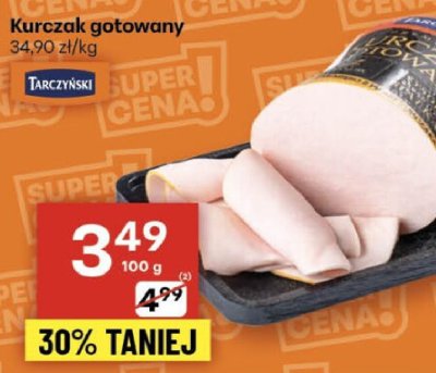 Kurczak gotowany Tarczyński promocja w Delikatesy Centrum