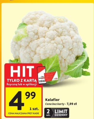 Kalafior promocja w Intermarche