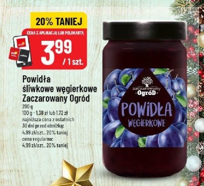 Powidła śliwkowe węgierkowce Zakrętowane Ogród promocja w POLOmarket
