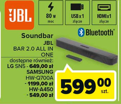 Soundbar hw-a450 Samsung promocja