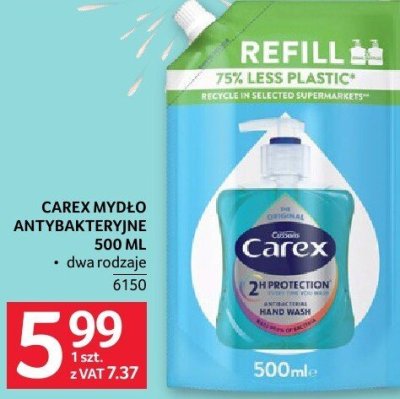 Mydło CAREX MYDŁO ANTYBAKTERYJNE 500 ML promocja w Selgros