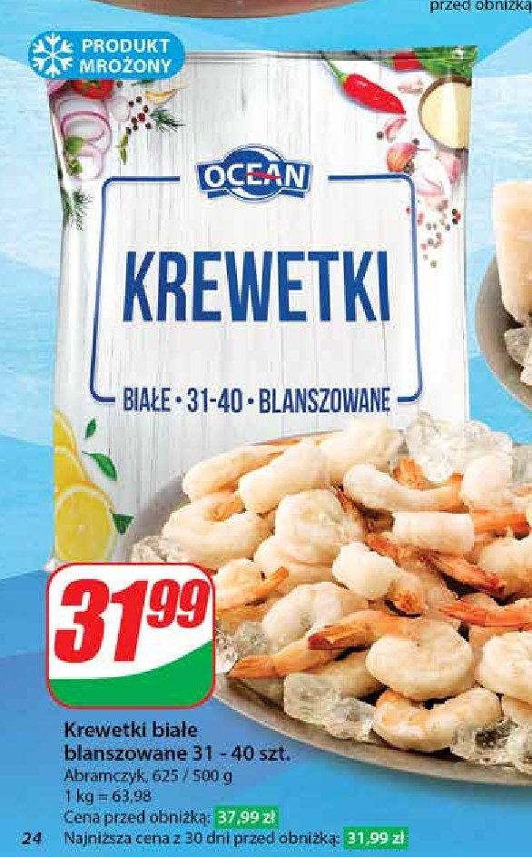 Krewetki białe 31-40 Ocean (ryby) promocja