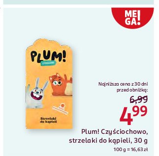 Strzelanki do kąpieli kolor pomarańczowy Plum! czyściochowo promocja