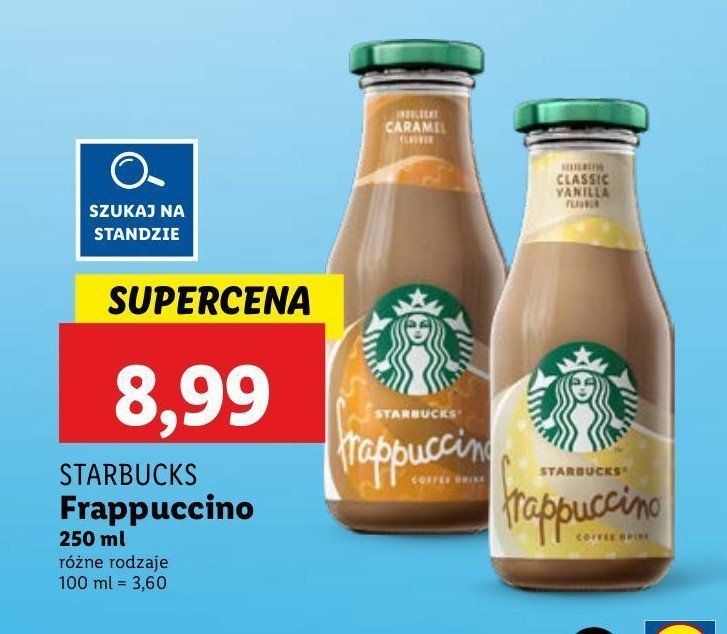 Napój waniliowy Starbucks promocja
