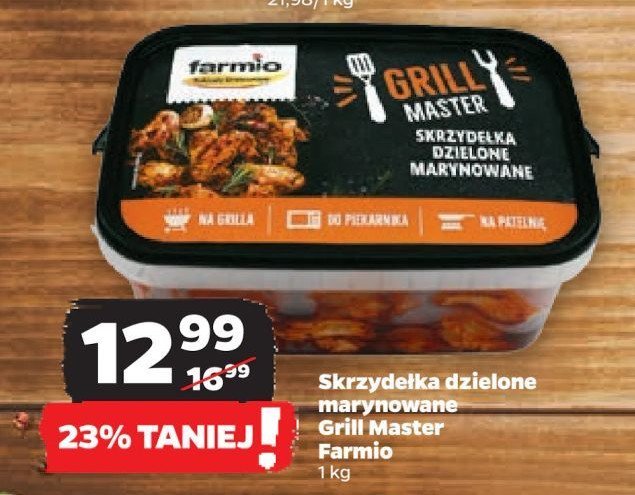 Skrzydełka z kurczaka marynowane Farmio promocja